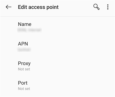 Update Android APN Settings