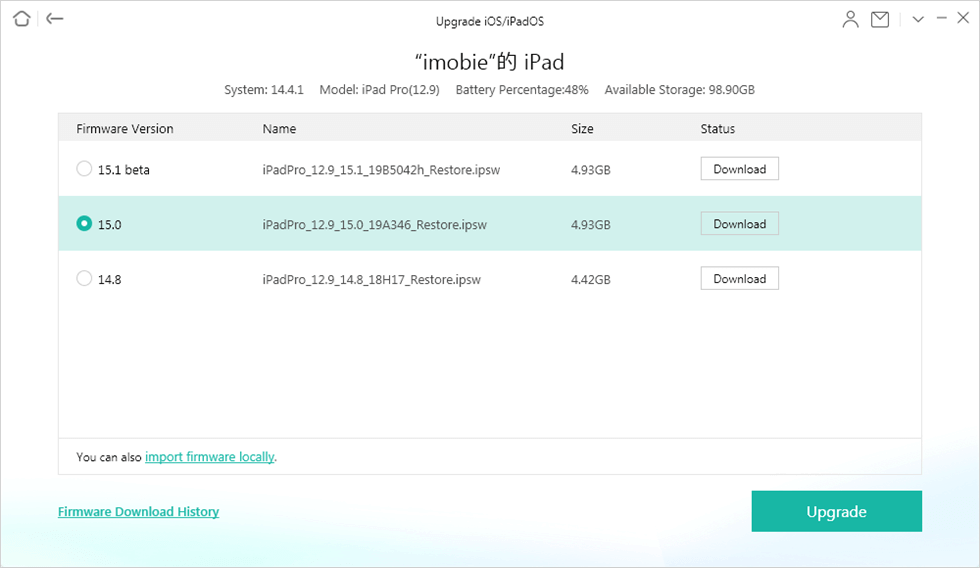 Upgrade to the Latest iPadOS