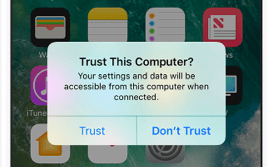 Trust Your Computer on iPhone