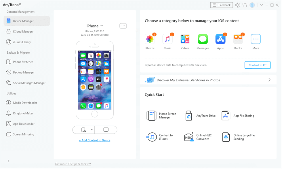 Easy Way to Manage and Transfer iPhone Data – AnyTrans