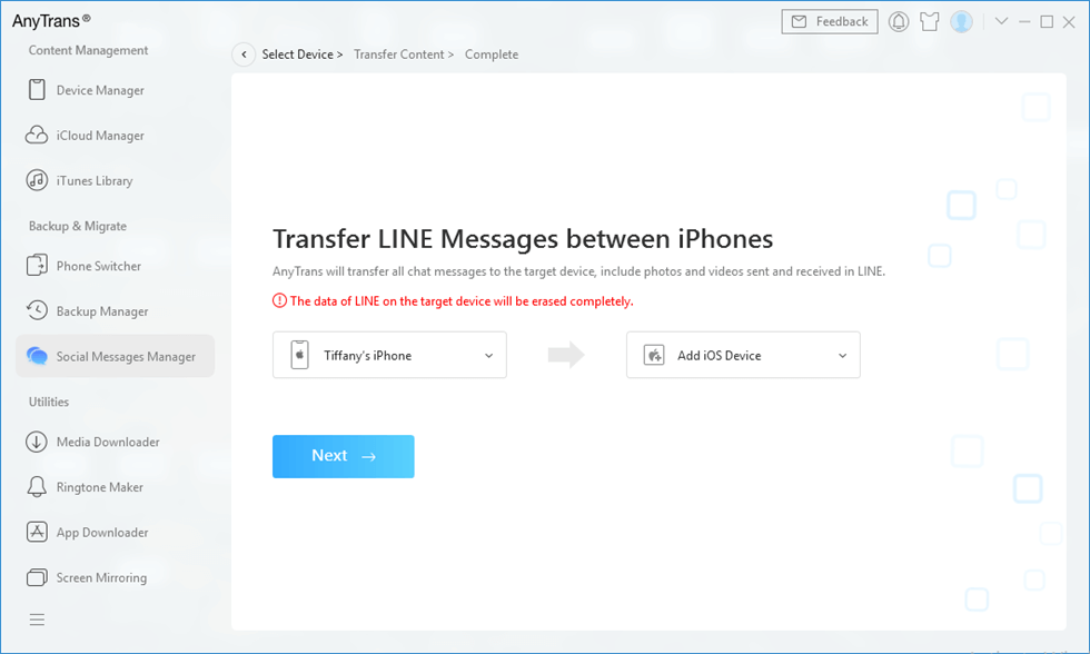 How to Transfer Line to New iPhone – Step 2