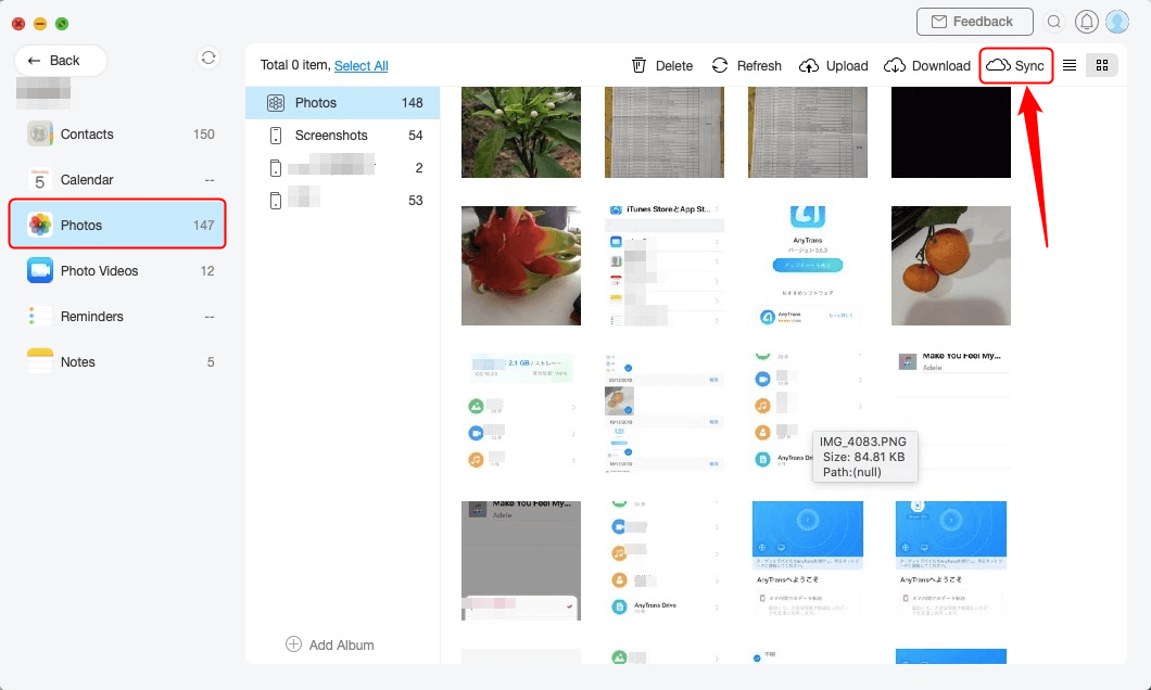 Selectively Sync Photos from Apple ID to Another