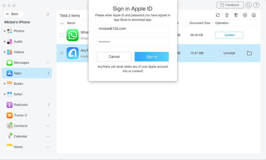 Sign In Apple ID