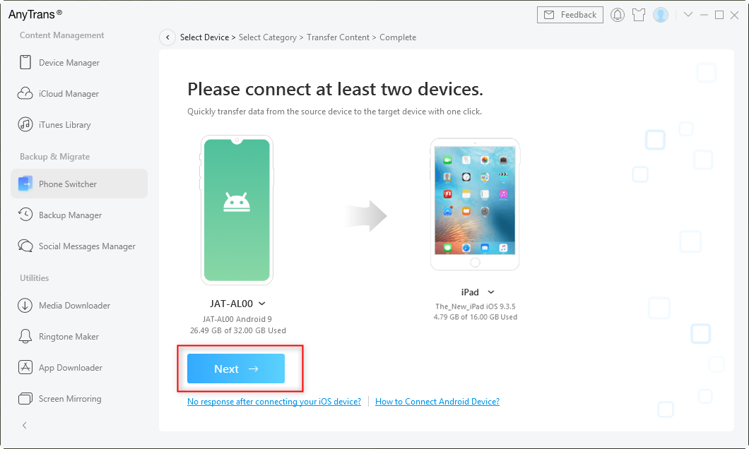 Connect your Android Device and iPad to Computer