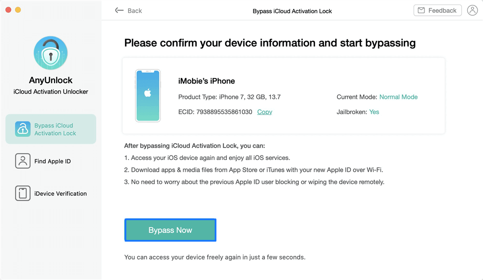 find my iphone activation lock bypass