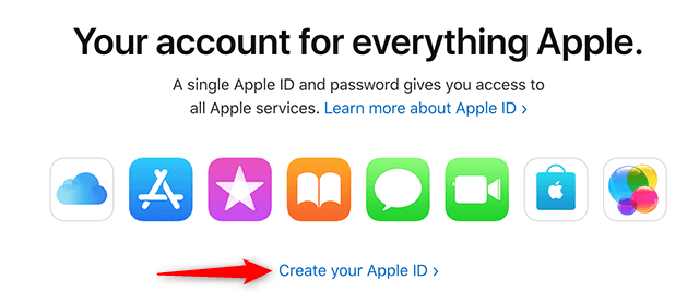 Create an Apple Account