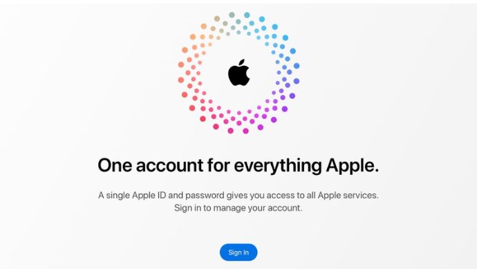 Apple ID Website