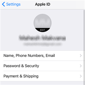 Verify Apple ID on an iOS device