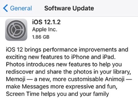 Fix Apple Music Offline Not Working - Install the Latest iOS Update