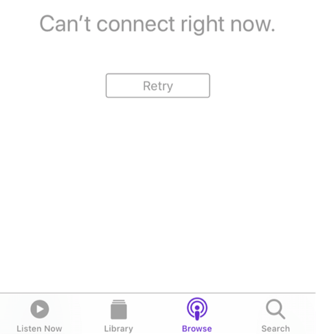 Apple Podcasts is Not Working