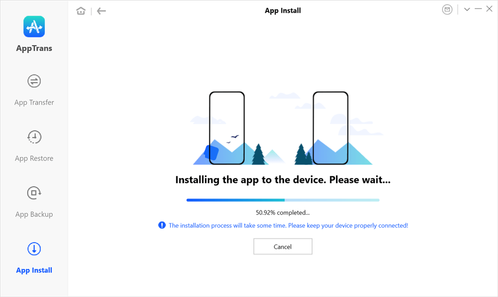 Wait for Installing the App