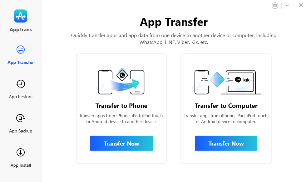 Transfer App from iPhone/iPad to Phone/Computer