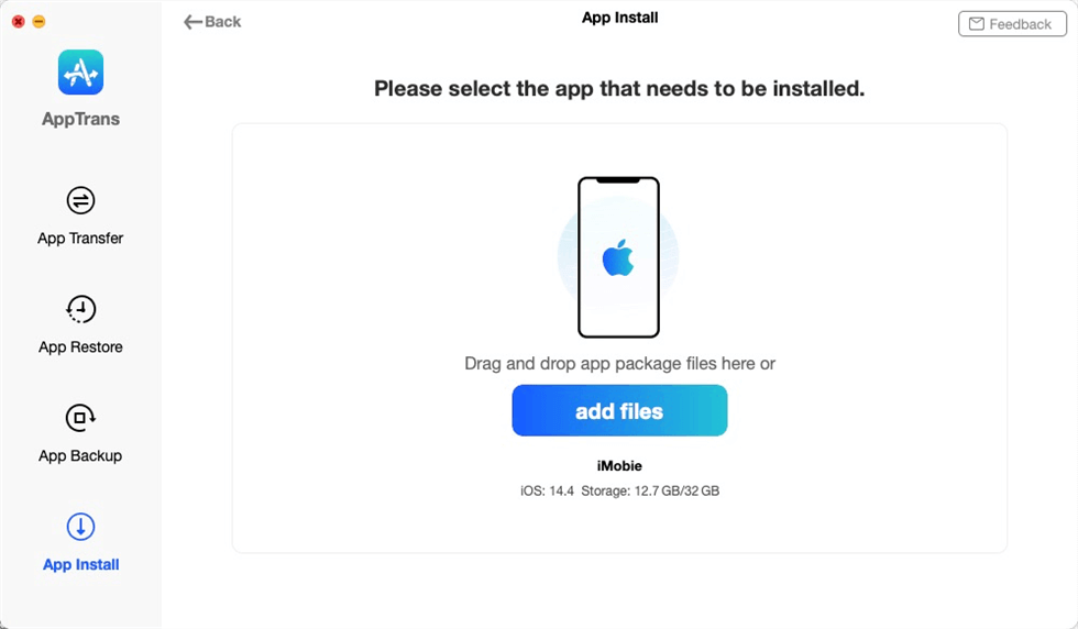 Connect the iOS Device to the Computer