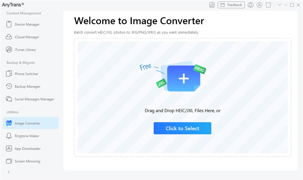 Image Converter of Anytrans