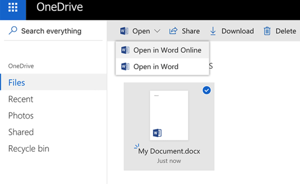 Fix OneDrive Problems – Can’t Open Word Files in Online Word App