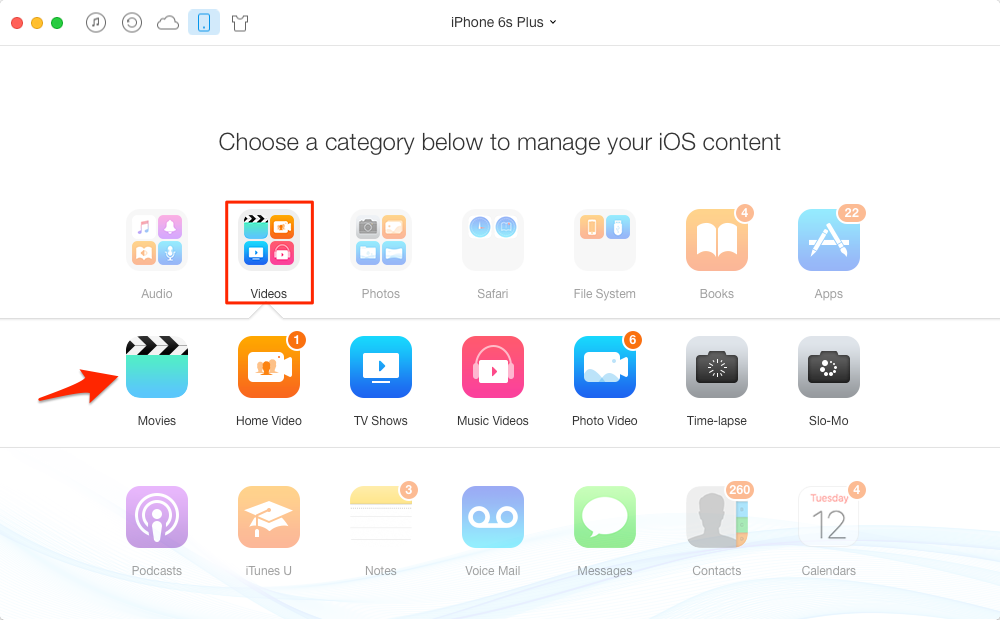 How to Transfer and Convert AVI to iPhone – Step 3