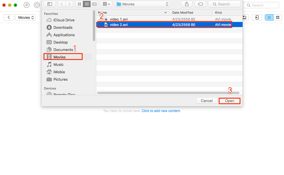 How to Transfer and Convert AVI to iPhone – Step 4