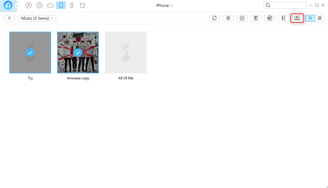 How to Backup iPhone to Computer with AnyTrans – Step 2
