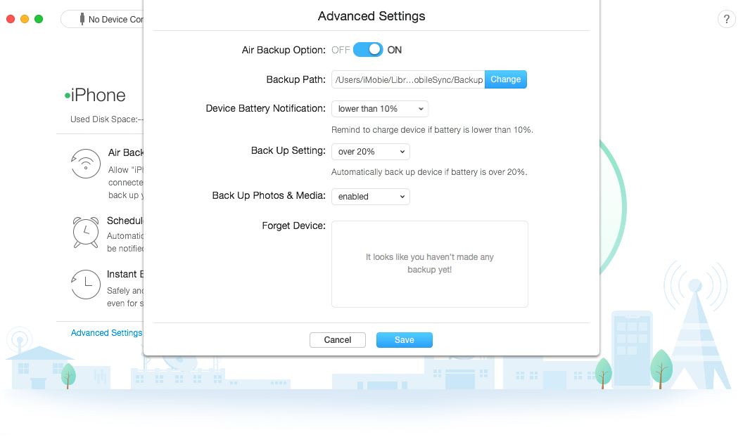 How to Backup iPhone to Computer Regularly and Automatically - Step 3