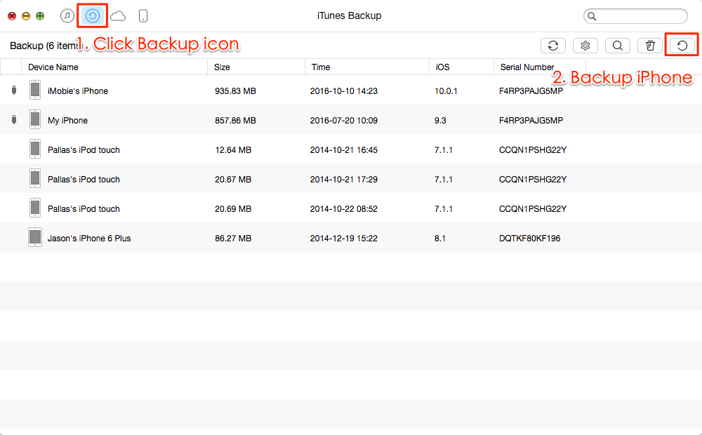 How to Create iTunes Backup with AnyTrans