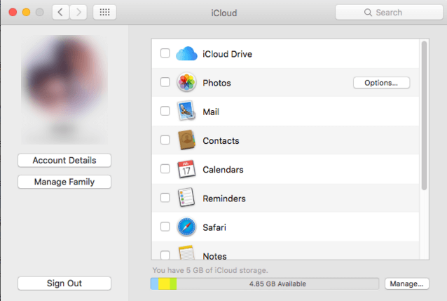 how to backup mac to icloud sync automatically