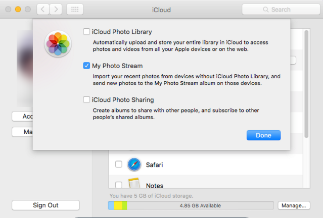 do an icloud backup for mac