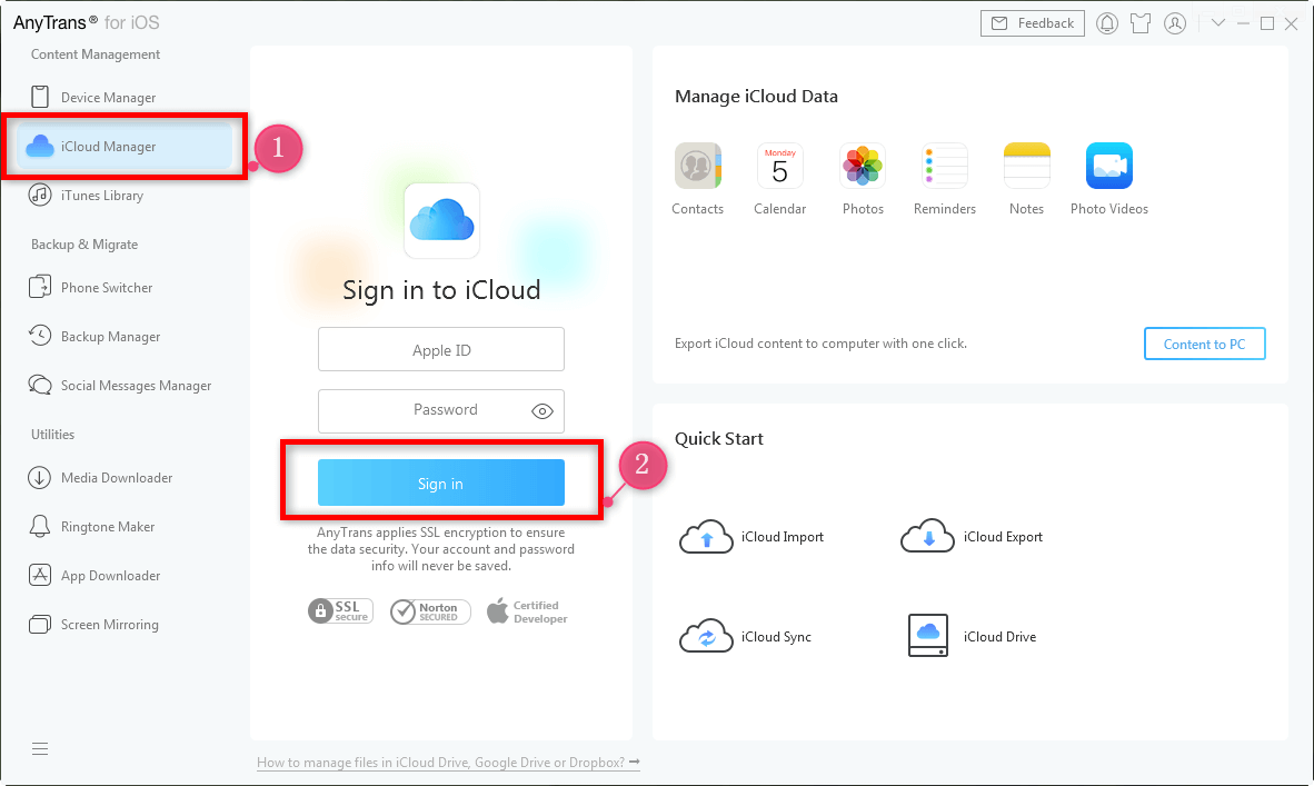 download icloud backup to pc