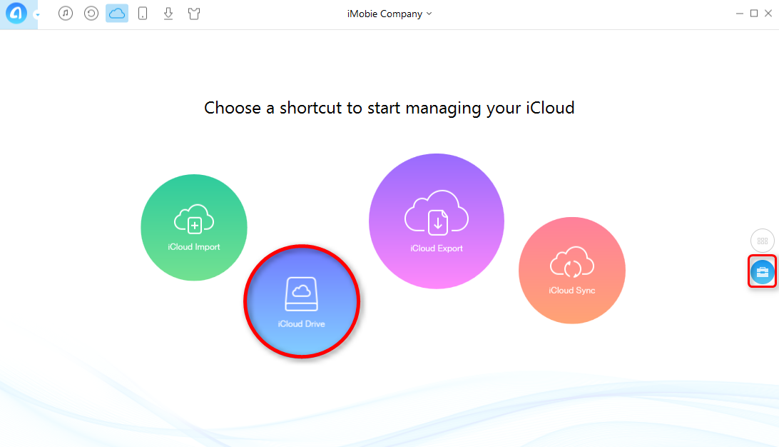 How to Backup PDF/Word/Excel Files to iCloud with AnyTrans - Step 2