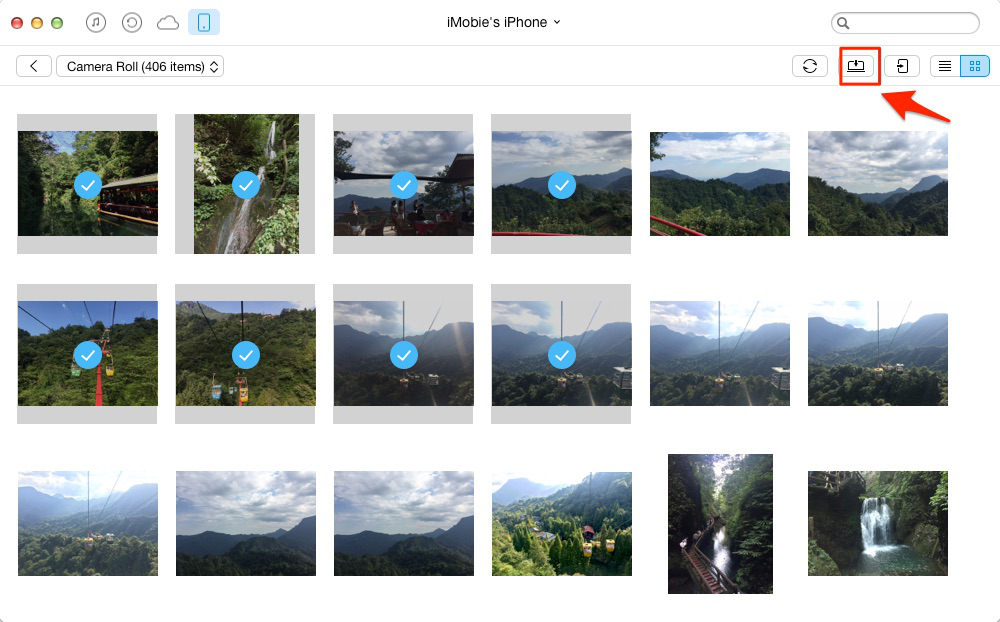 How to Backup Photos from iPad to Computer with AnyTrans – Step 3