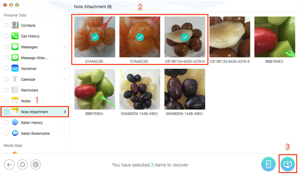 How to Backup Photos on iPhone Notes App – Step 2