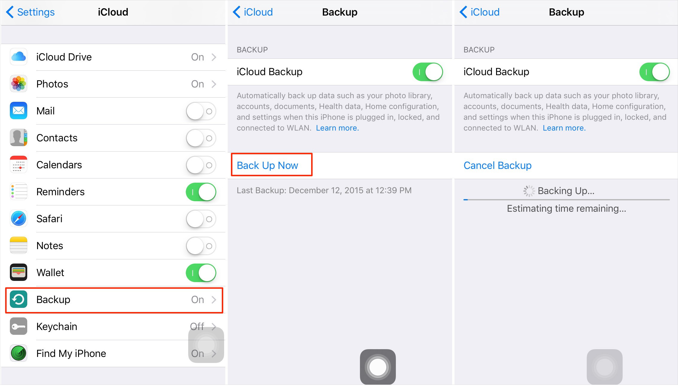 att messages backup and sync iphone