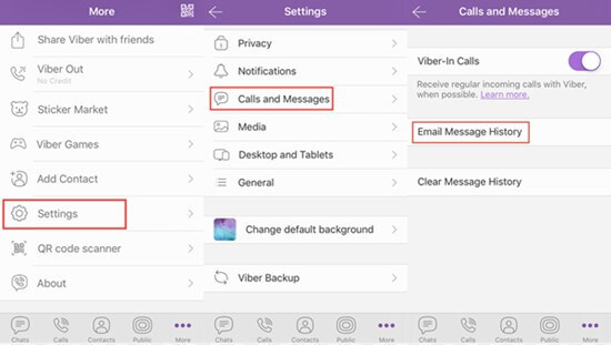 How to Backup Viber Messages on Android via Email