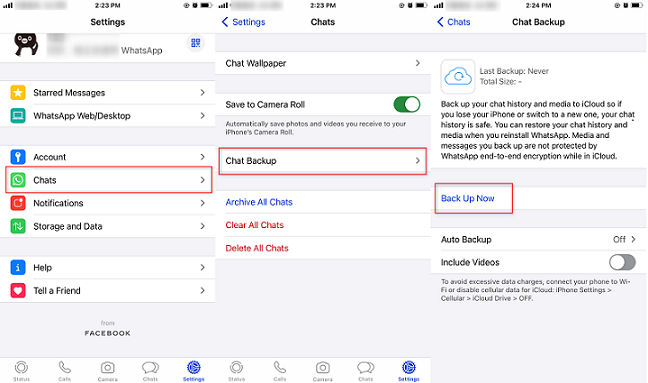 Migrate WhatsApp from iPhone To Android Via Chat Backup