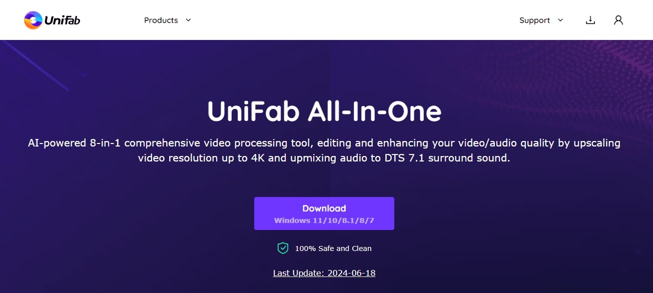 The Best AI Video Enhancer - UniFab