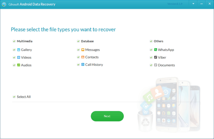 Best Android Data Recovery App – Gihosoft Android Data Recovery