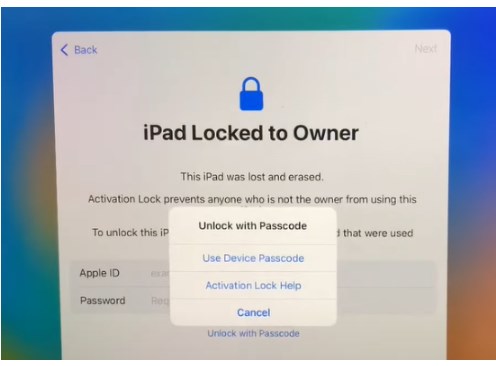 bypass activation lock on ipad mini using screen passcode