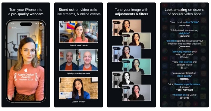Camo Webcam for iPhone