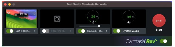 Camtasia screen recorder