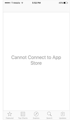 App Store Not Working