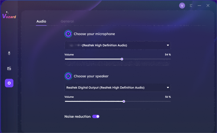 Change Microphone and Speaker’s Settings