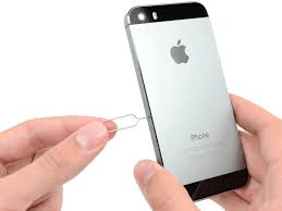 Change SIM Card with Eject Tool