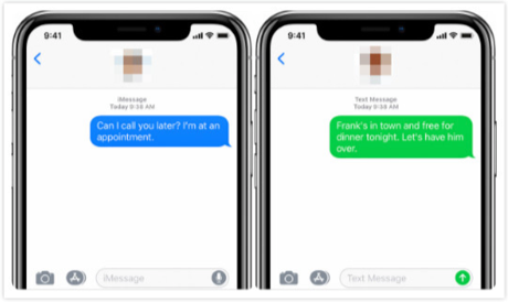 change text message to imessage on iphone ipad 1