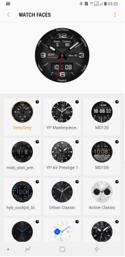 Change Watch Faces in the Galaxy Wearable App