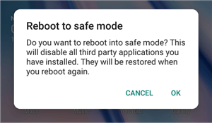Charge the Phone in Safe Mode