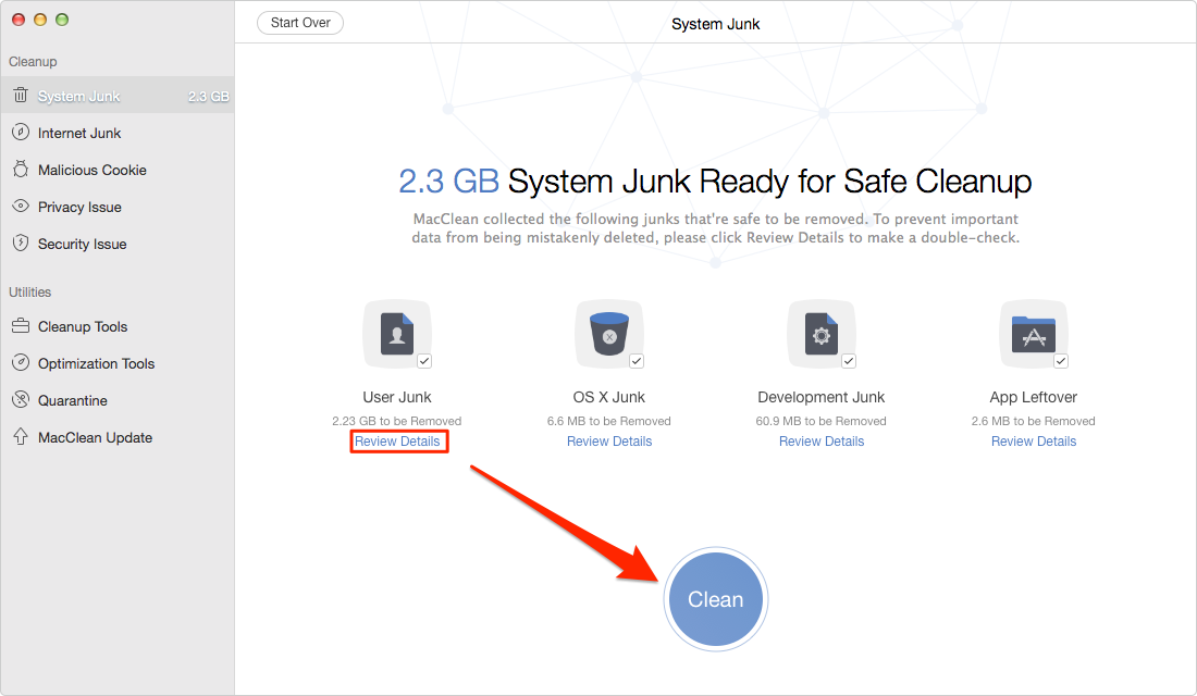 how to free up space on mac startup disk