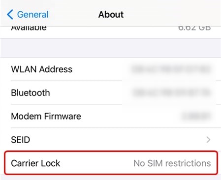 Check Carrier Lock on your iPhone