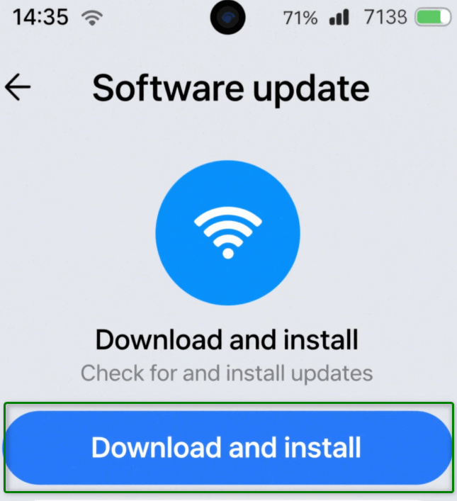 Check for System Updates