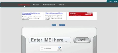 Check If My IMEI Is Blacklisted via iPhoneox