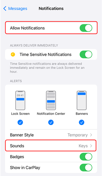 Fix iPhone Not Alerting Me of Texts – Check Notifications Settings