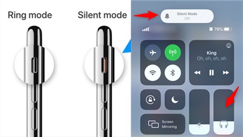 Check the Silent Switch and Adjust Volume